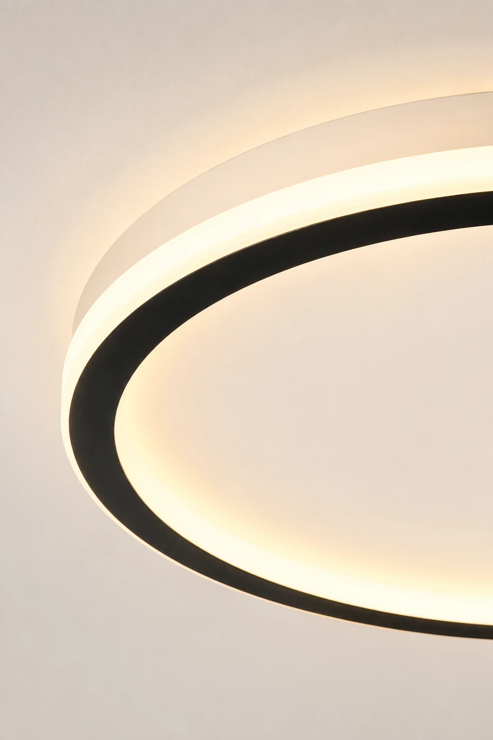 Quinn Flush Mount Ceiling Light Modern LED Round Hollow - Lumpaz