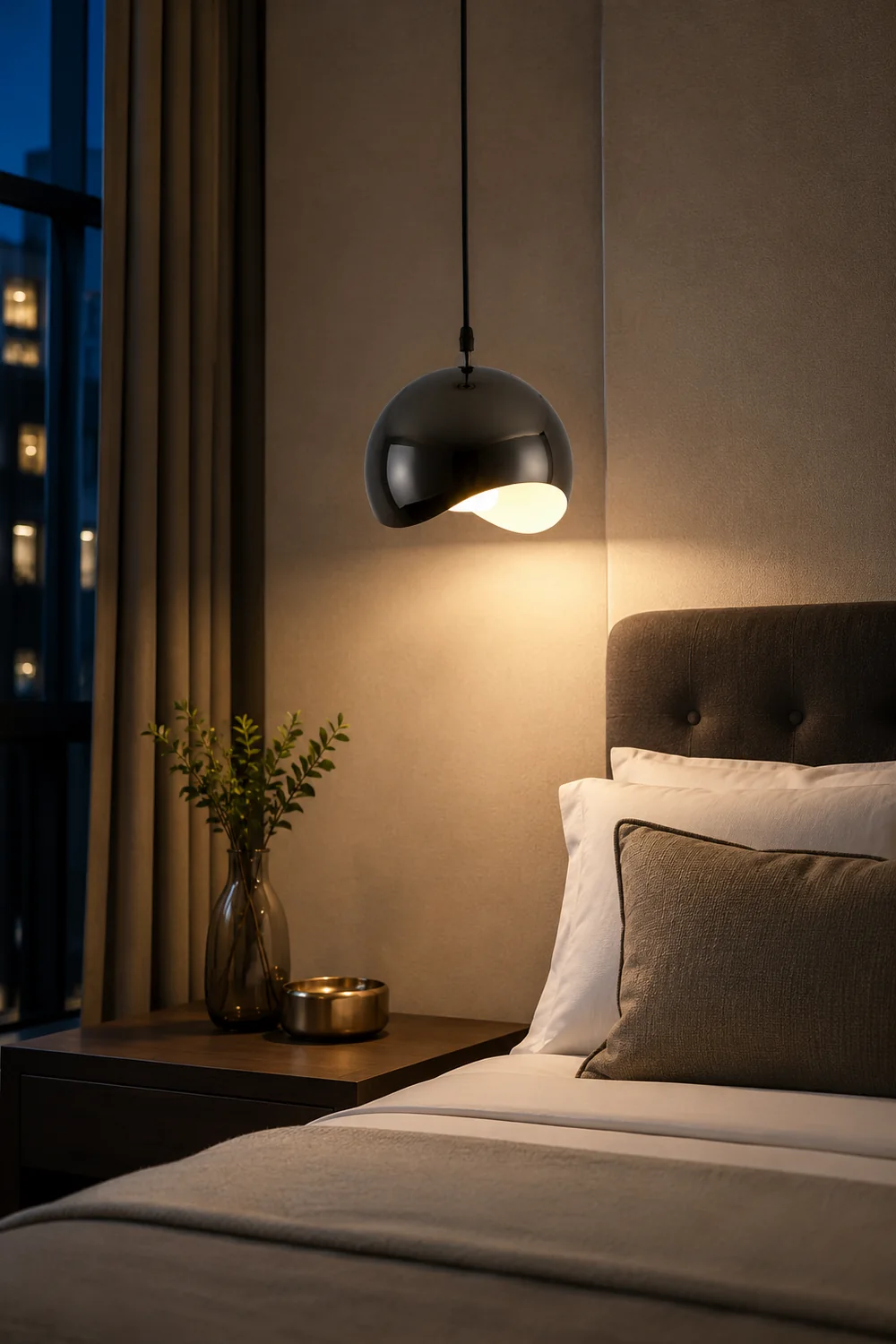 Cooley Nordic Pendant Light Metal Kitchen/Living Room/Bedroom - Lumpaz