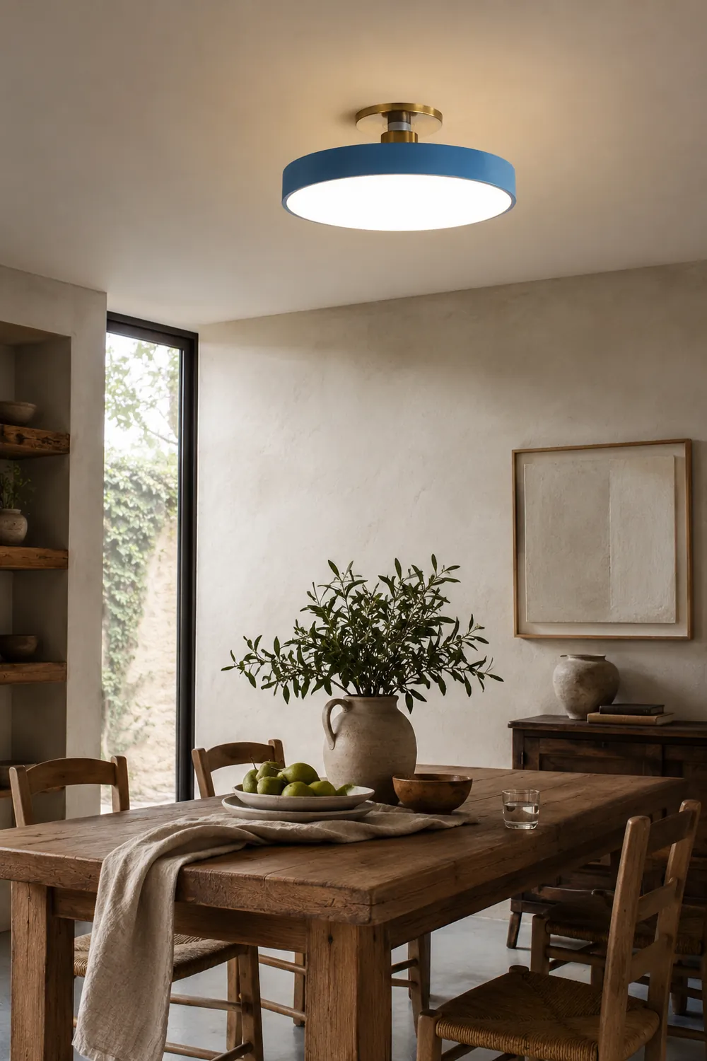Morandi Nordic Minimalist Round Flush Mount Ceiling Light - Lumpaz