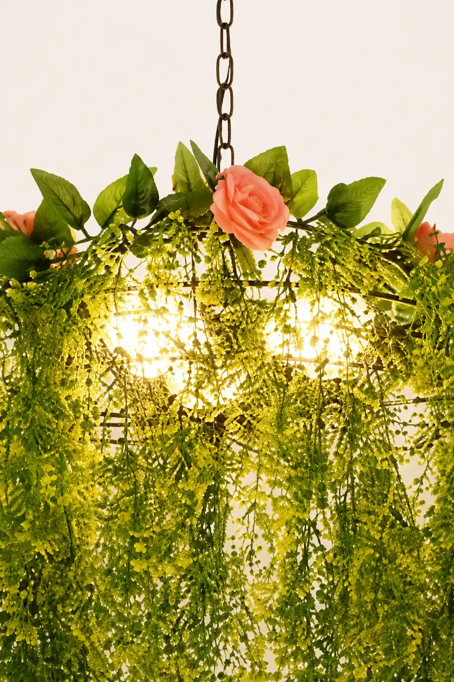 Nest Art Natural Plant/Flower Decor Pendant Light Living Room - Lumpaz