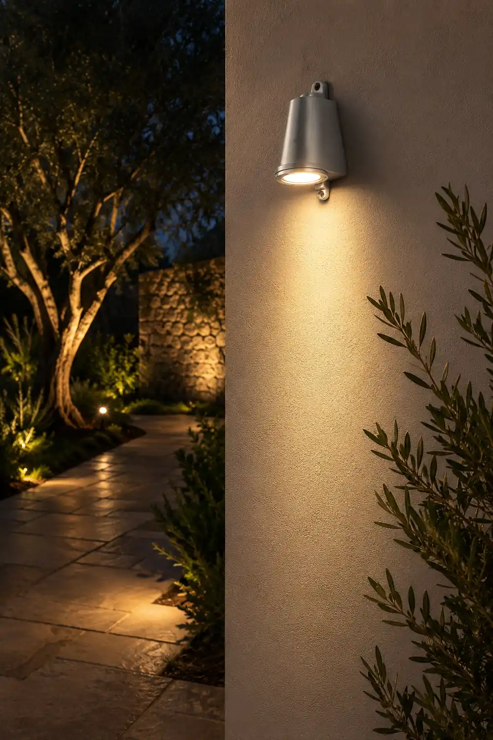 Orr Industrial Metal Bell Shaped Outdoor Wall Lamp, Black/Gray/Coppery/Aluminum - Lumpaz