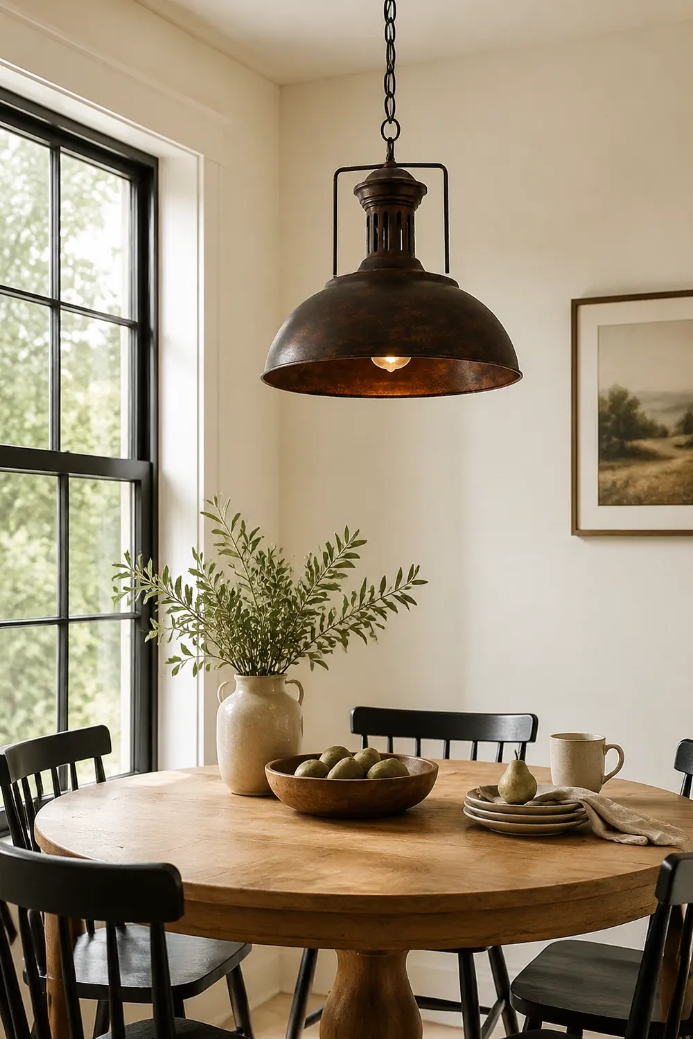 Alessio Vintage Rustic Pendant Light - Lumpaz