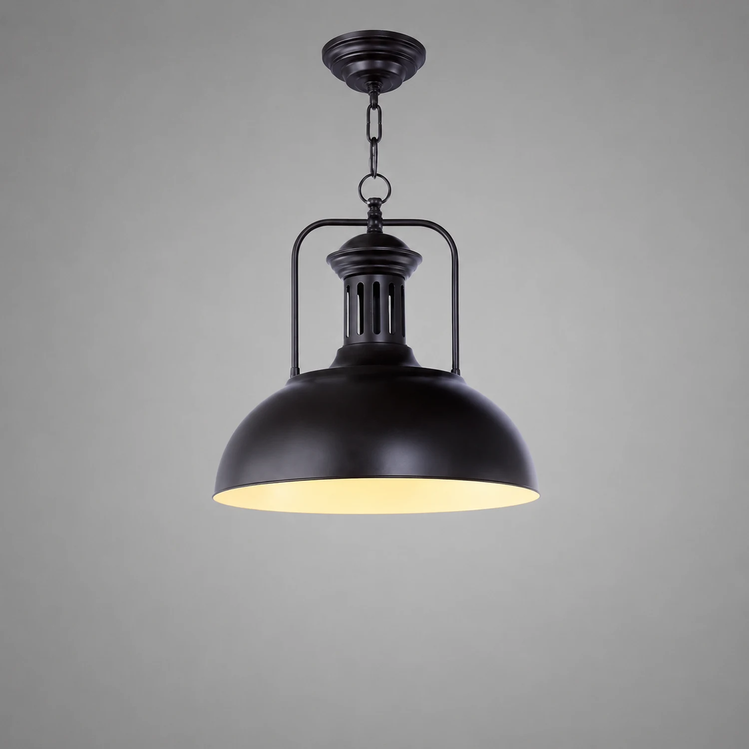 Alessio Vintage Rustic Pendant Light - Lumpaz