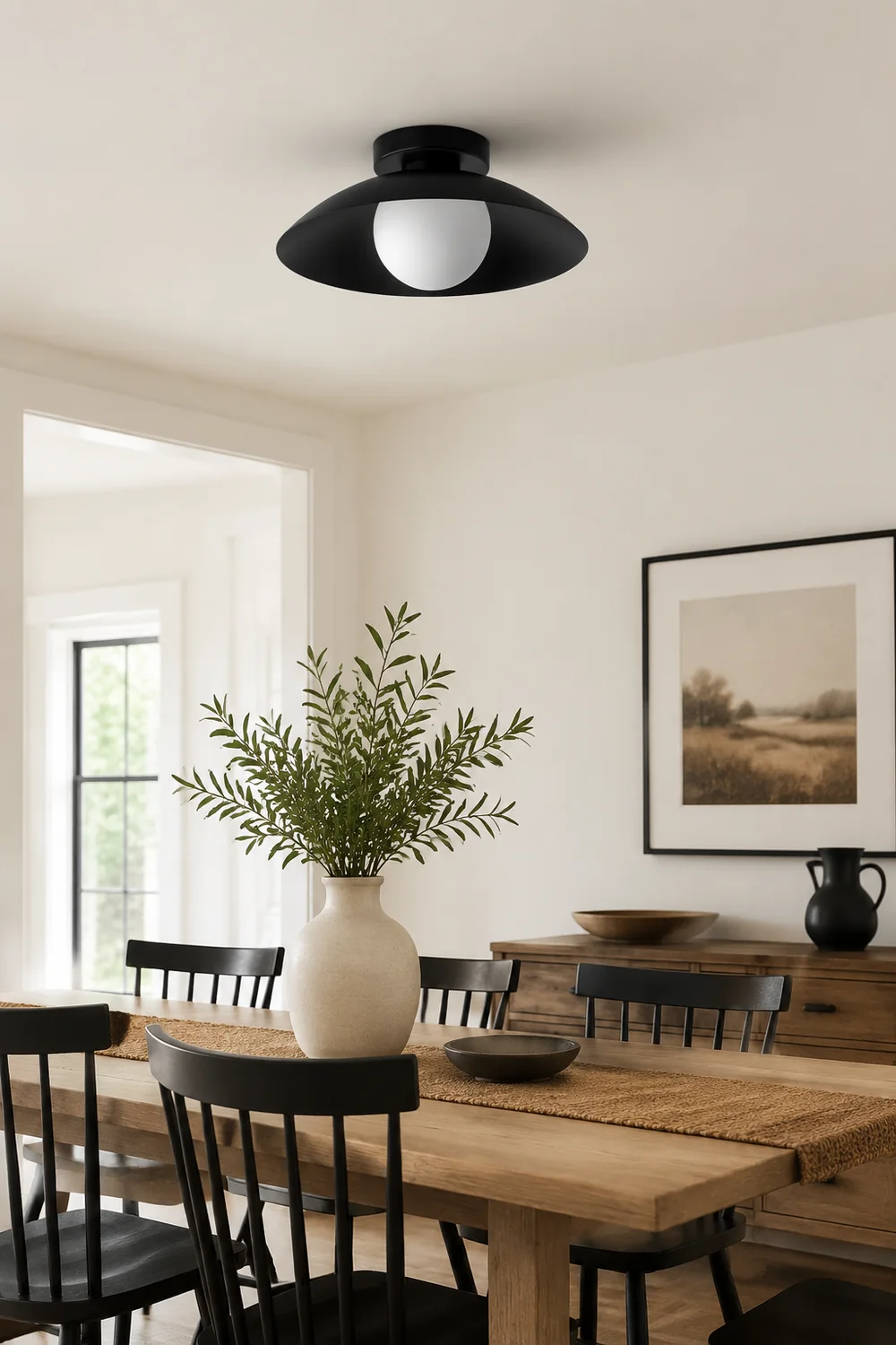 Cairns Modern Creative Flush Mount Ceiling Light Black/Red/Pink/Yellow Bedroom - Lumpaz