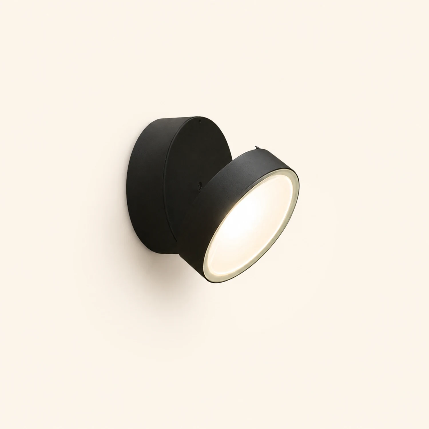 Orr Modern Camera Shape Metal/Acrylic Outdoor Waterproof Wall Lamp Spotlight, Black - Lumpaz