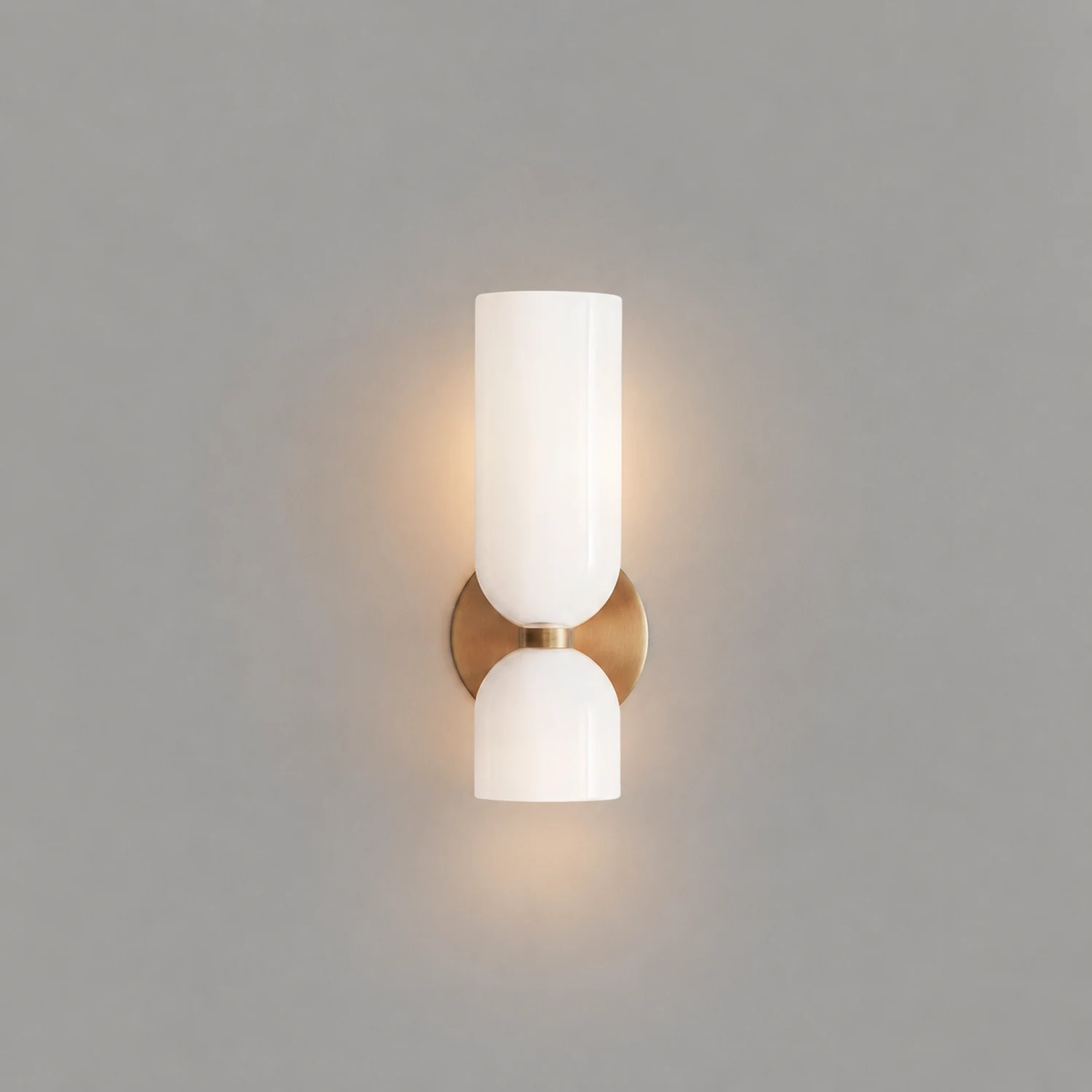Hailie Modern Bedroom Glass Wall Lamp Sconce, Blue/Gray/White - Lumpaz