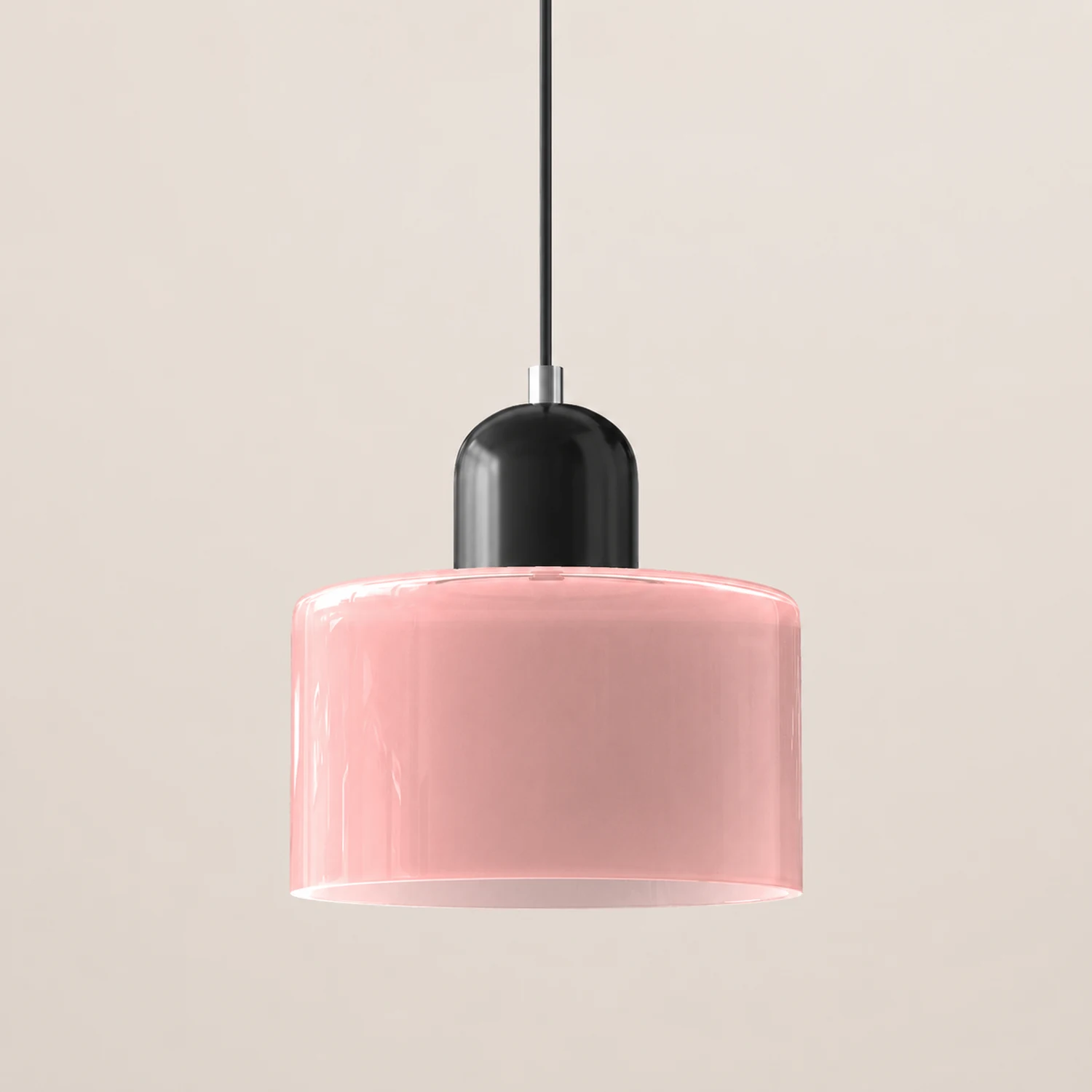 Morandi Modern White Glass Kitchen Island Pendant Light - Lumpaz
