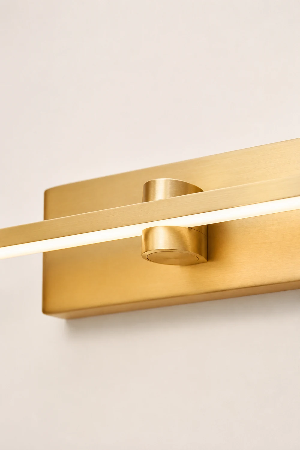 Leigh Modern Linear Mirror Vanity Wall Lamp Gold Bathroom Bedroom - Lumpaz
