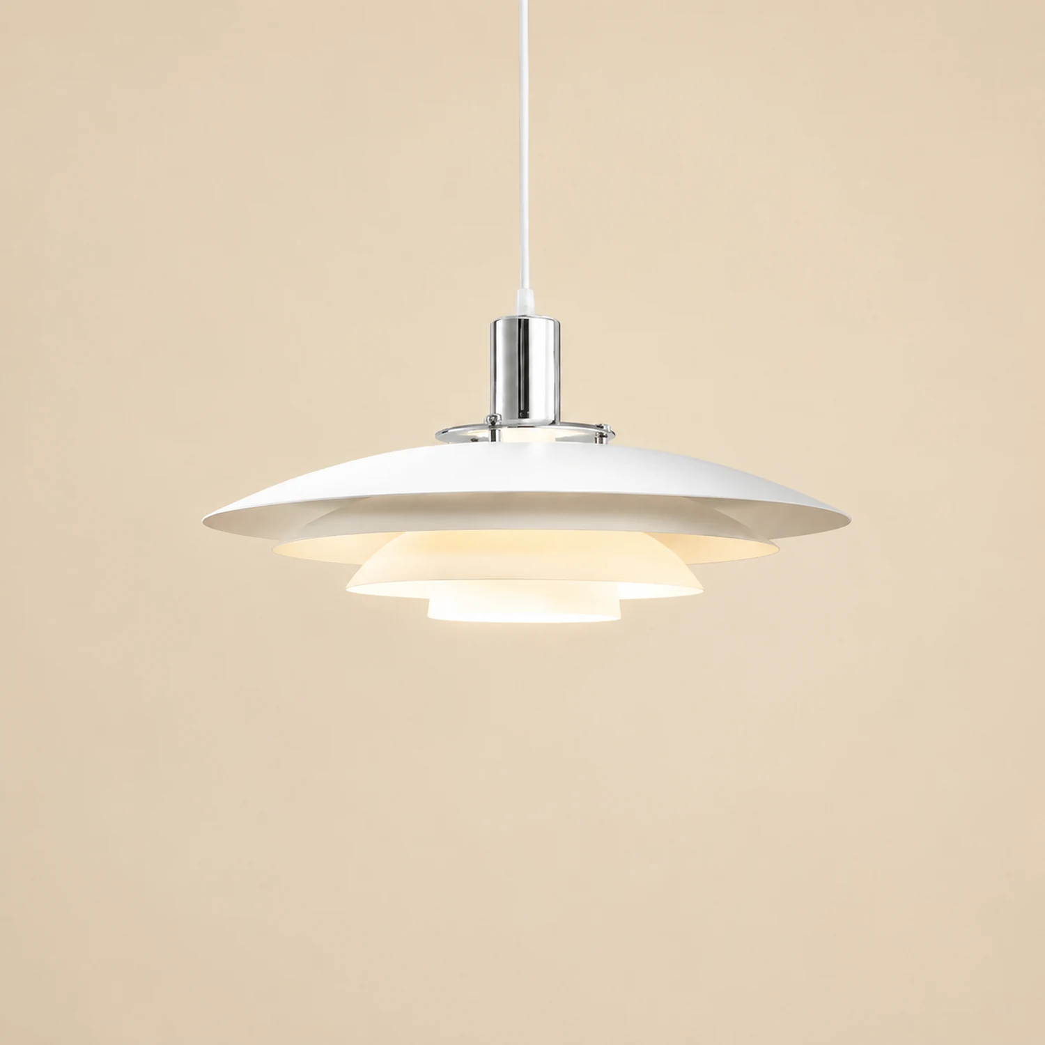 Carins Cluster White Nordic Pendant Light Living Room/Kitchen - Lumpaz