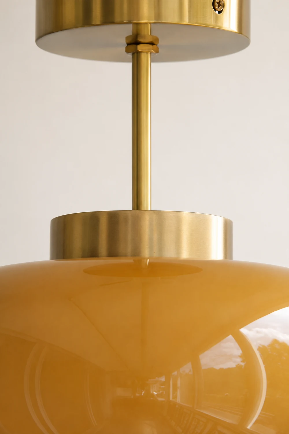 Sanna Modern Semi Flush Mount Ceiling Light, Round - Lumpaz
