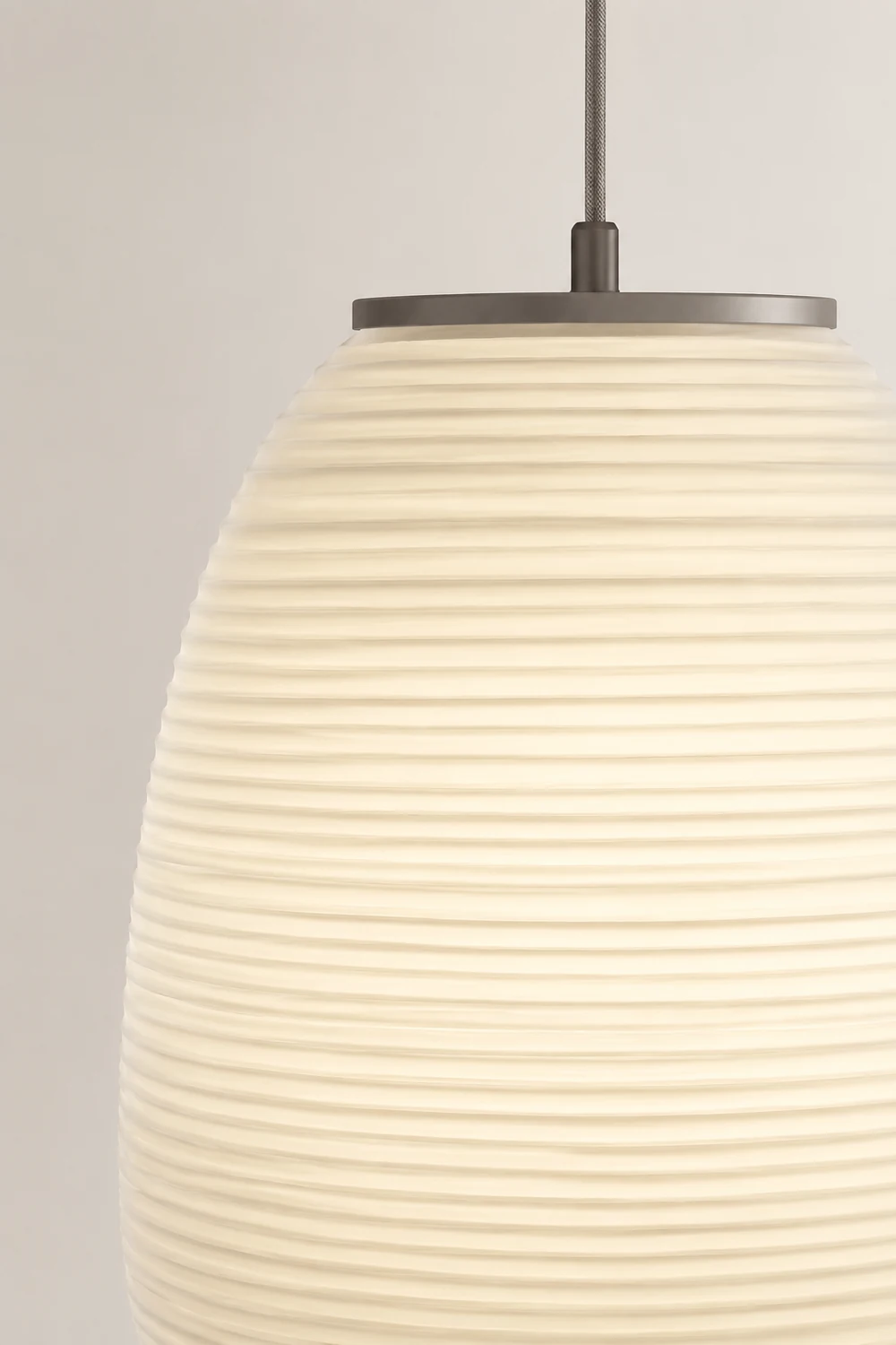 Renée Designer Glass/Metal Simple Pendant Light - Lumpaz