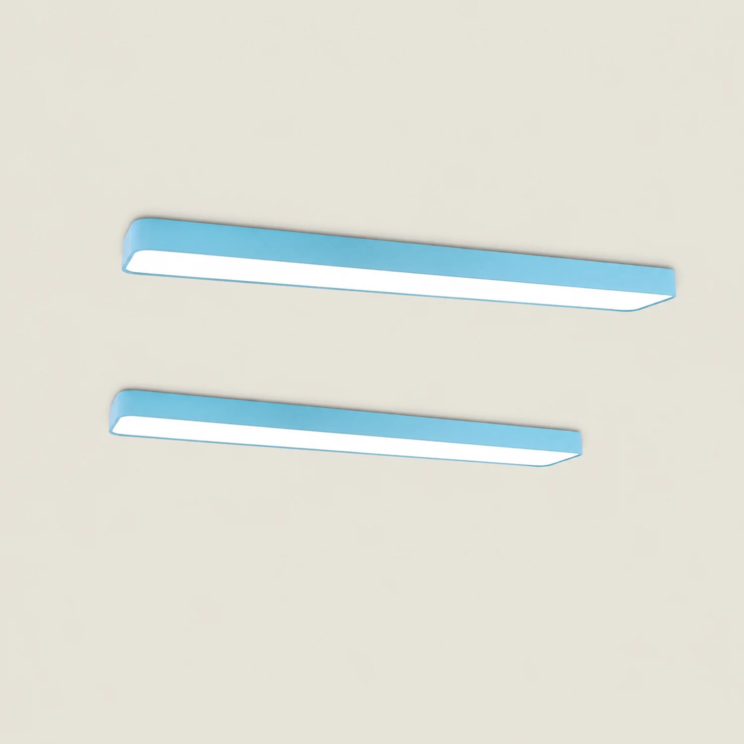 Edge Modern Linear Colorful Ceiling Light, Children Bedroom - Lumpaz