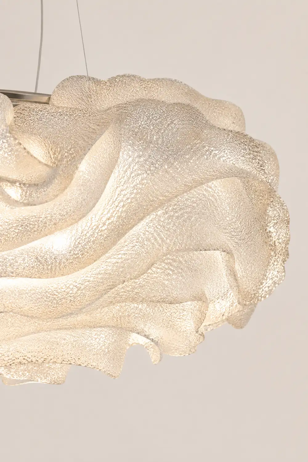 Renée Modern Art Deco White Pendant Lights, Metal Shade - Lumpaz