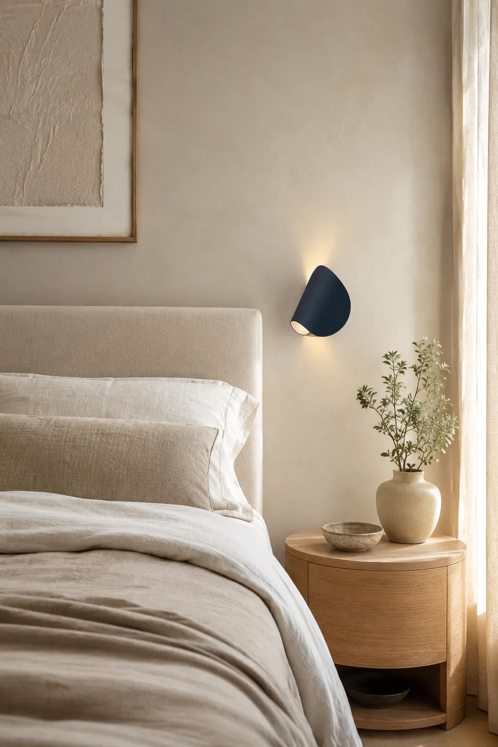 Eveline LED Wall Reading Lamp 360° Rotatable, Bedside & Living Room - Lumpaz