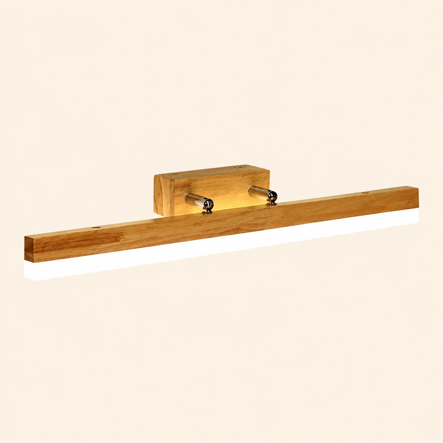 Ozawa Classic Metal/Wood Wall Lamp, Mirror Vanity, Bathroom - Lumpaz