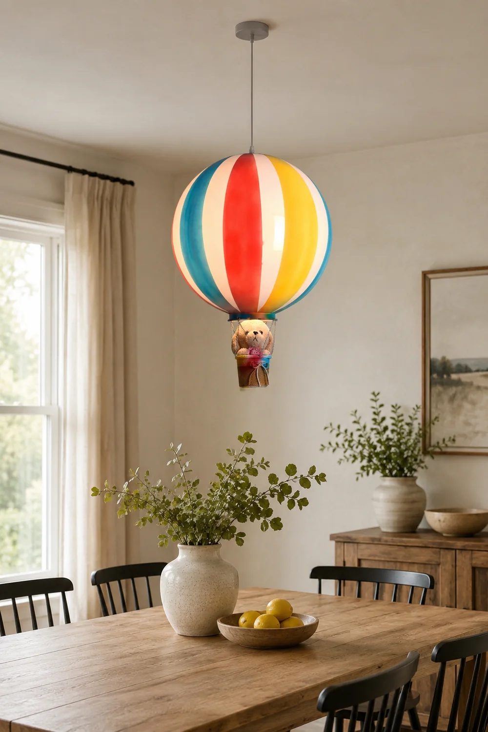 Nordic Creative Colorful Balloon Acrylic Pendant Light, Bedroom - Lumpaz