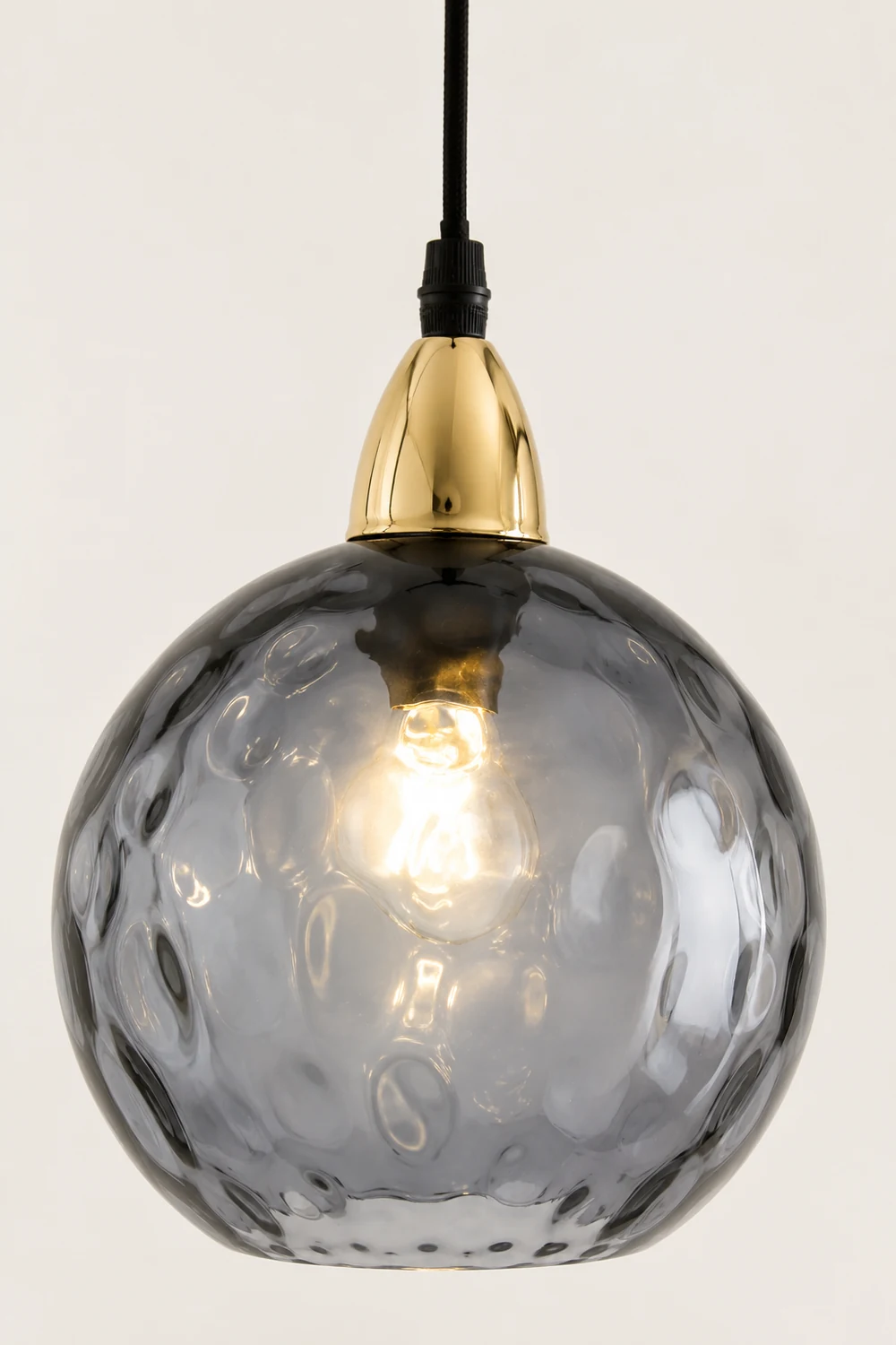 Hailie Colorful Glass Ball Pendant Lights Water Ripple - Lumpaz