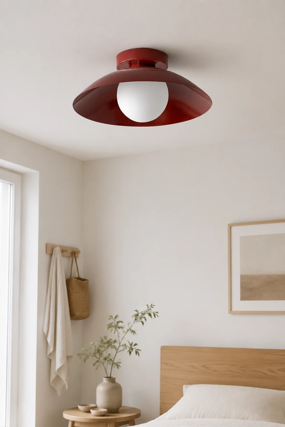 Cairns Modern Creative Flush Mount Ceiling Light Black/Red/Pink/Yellow Bedroom - Lumpaz