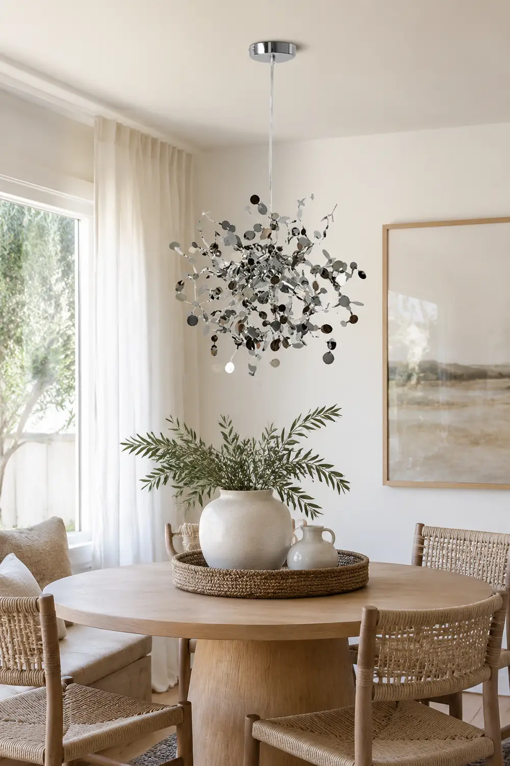 Ophelia Artsy Classy Cluster Fireworks Pendant Light, Stainless steel - Lumpaz