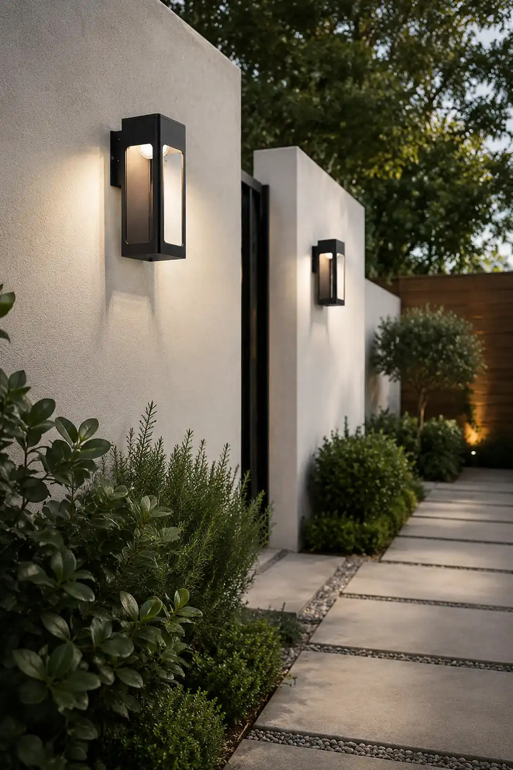 Orr Modern Waterproof Minimalist Geometric Outdoor Wall Light - Lumpaz