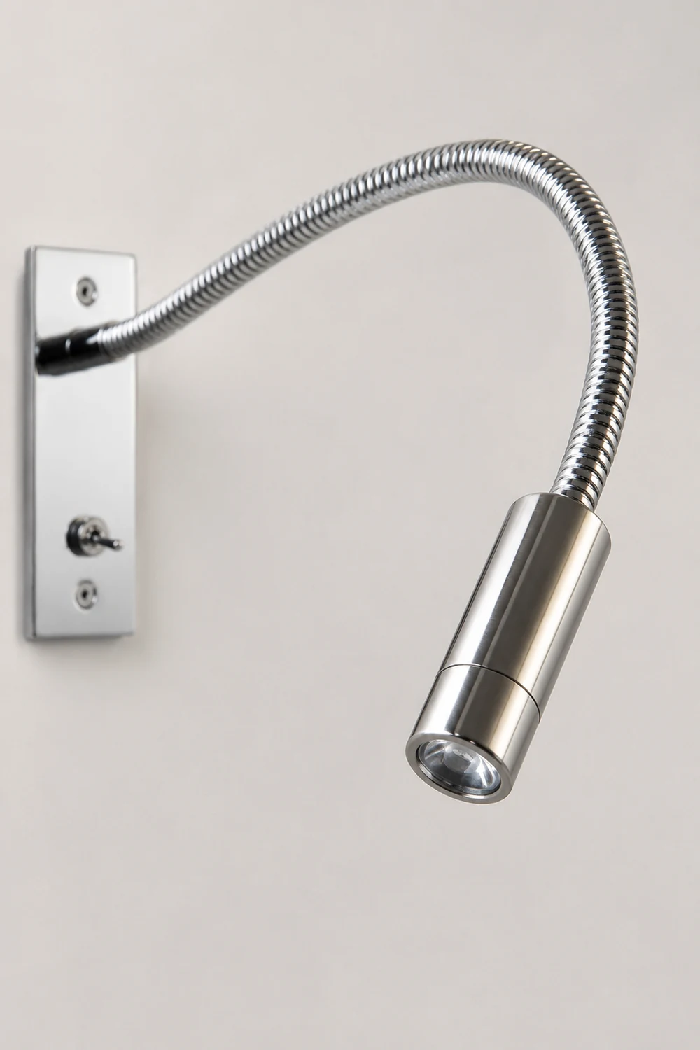 Orr Minimalist Reading Adjustable Spotlight Wall Lamp, Bronze/Nickel/Chrome - Lumpaz