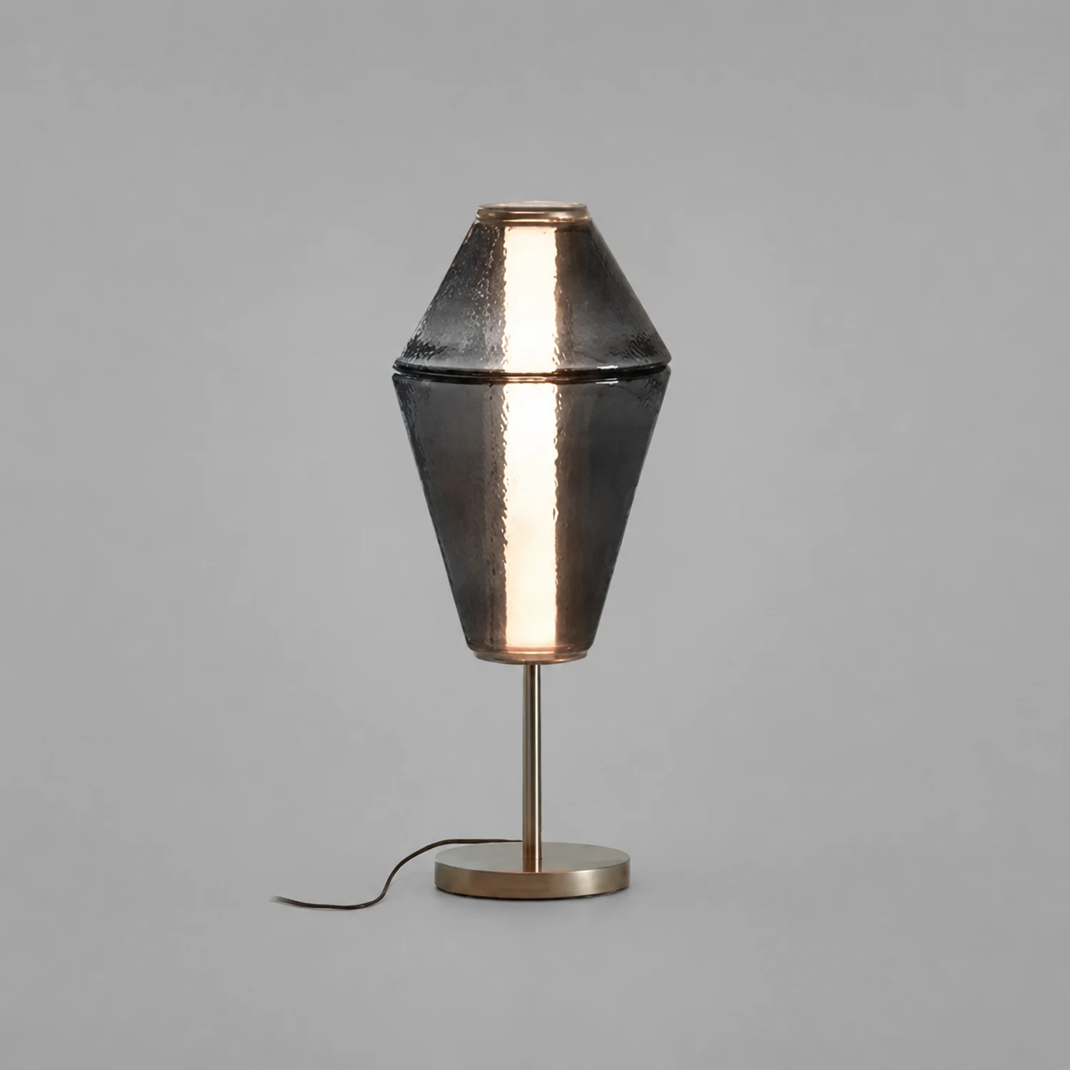 Evette Nordic Modern Black LED Pendant & Floor&Table Lamp, Glass - Lumpaz