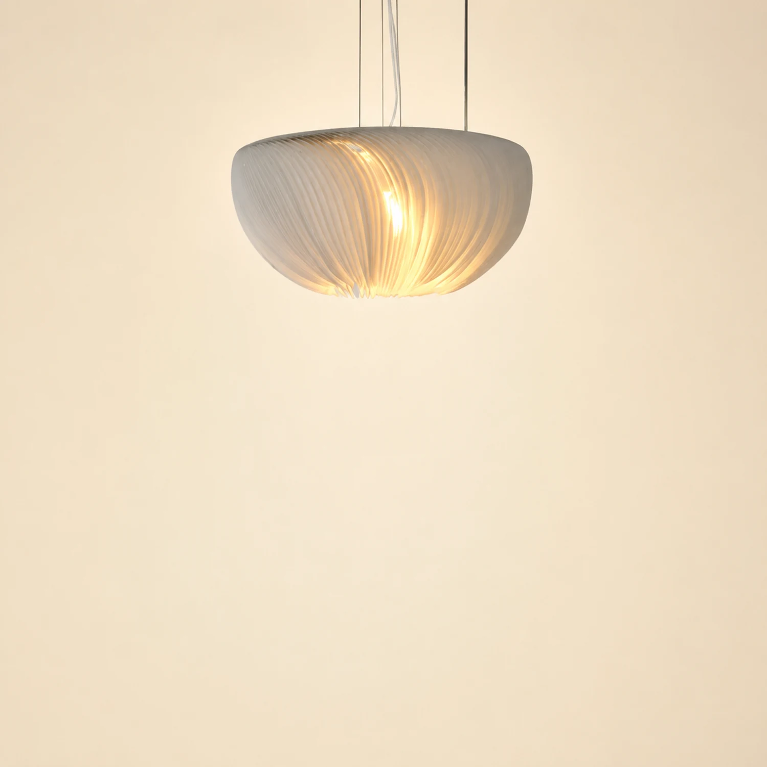 Renée Nordic Circle Nature Pendant Light, Living Room/Dining Room - Lumpaz