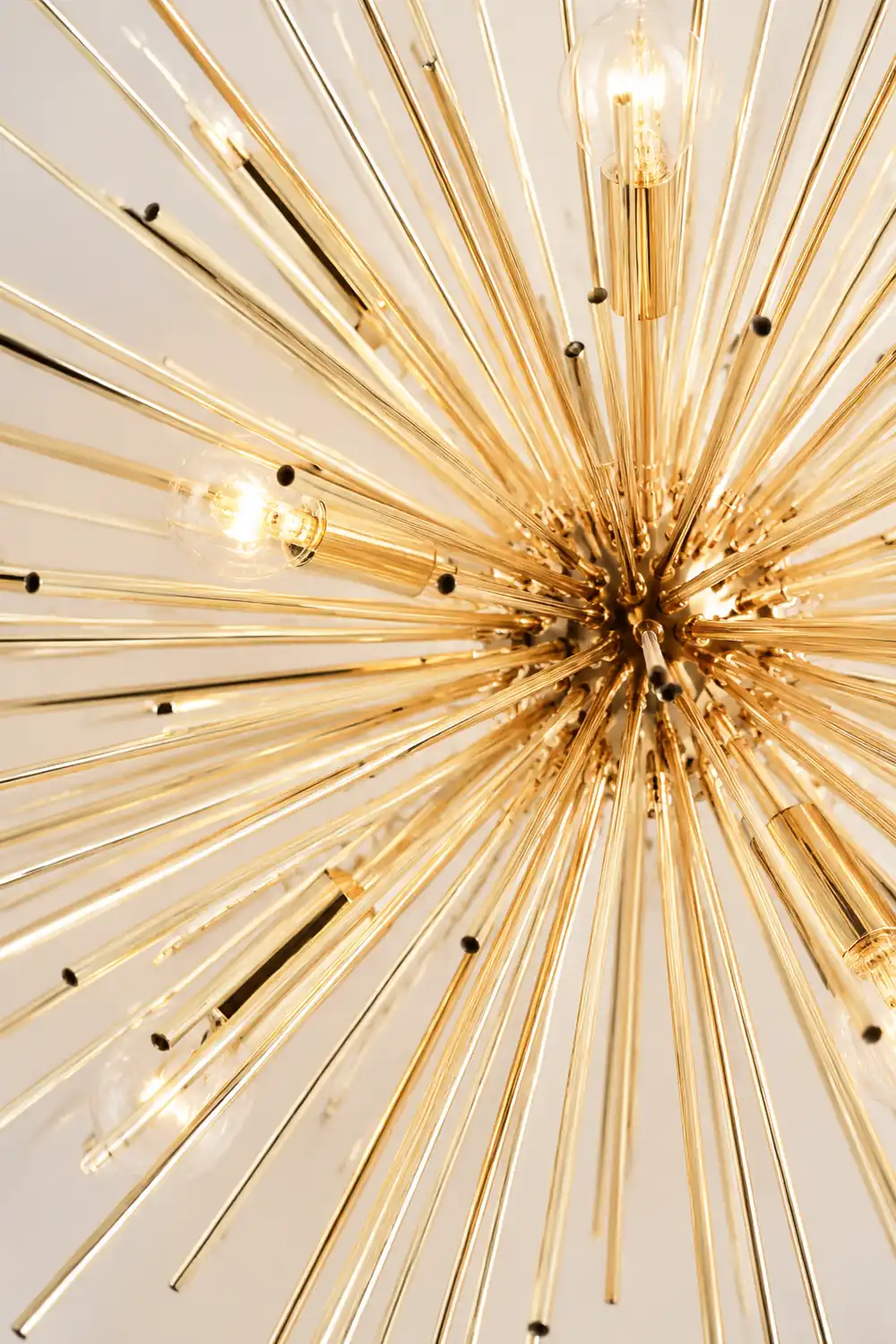 Lowry Modern Art Deco Sputnik Gold Pendant Light, Metal - Lumpaz