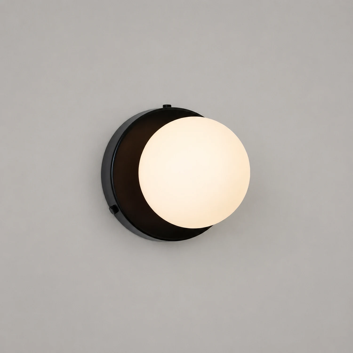 Valentina Modern LED Wall Lamp Black Metal Bedroom - Lumpaz