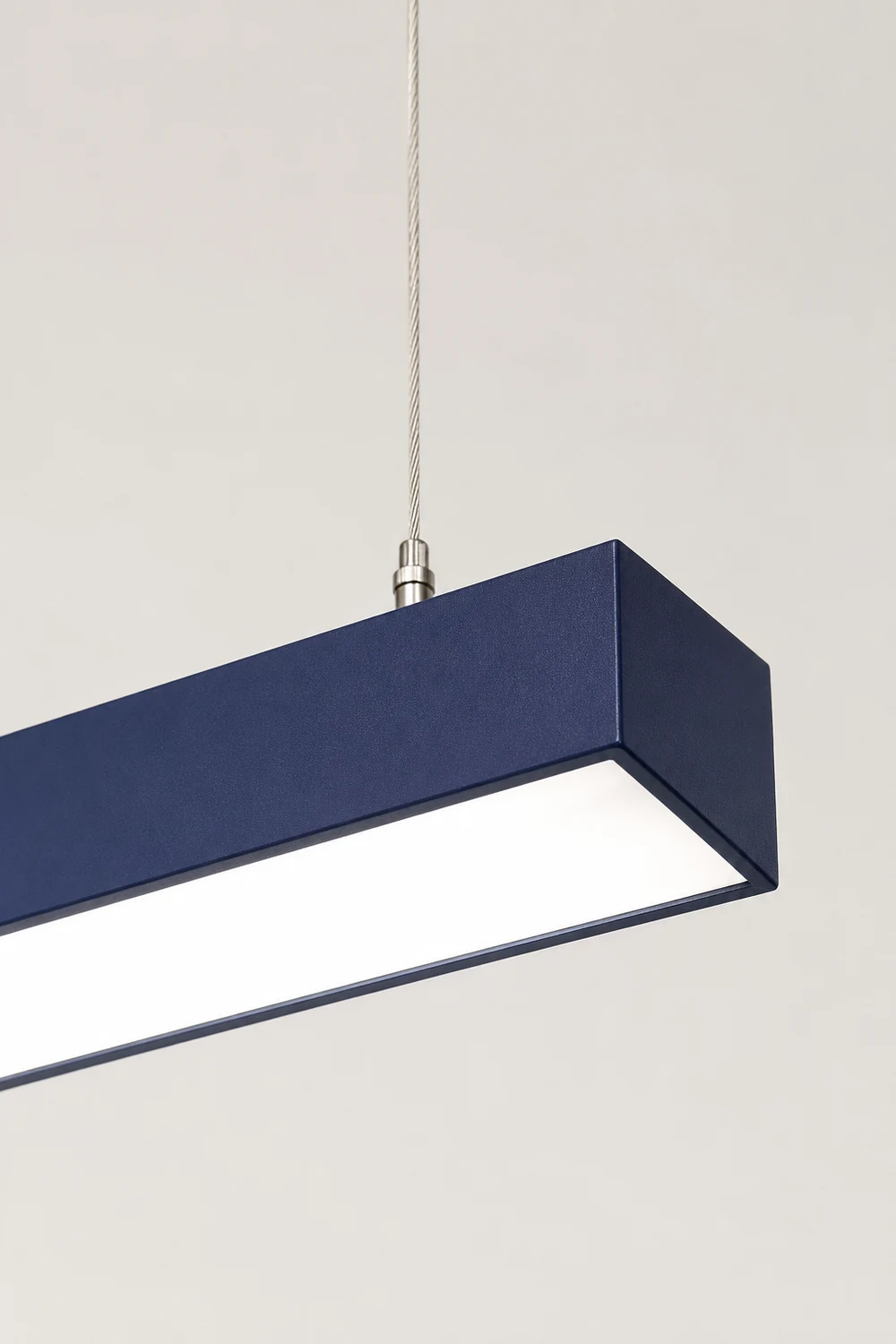 Edge Office Linear Minimalist Rectangular Pendant Light - Lumpaz