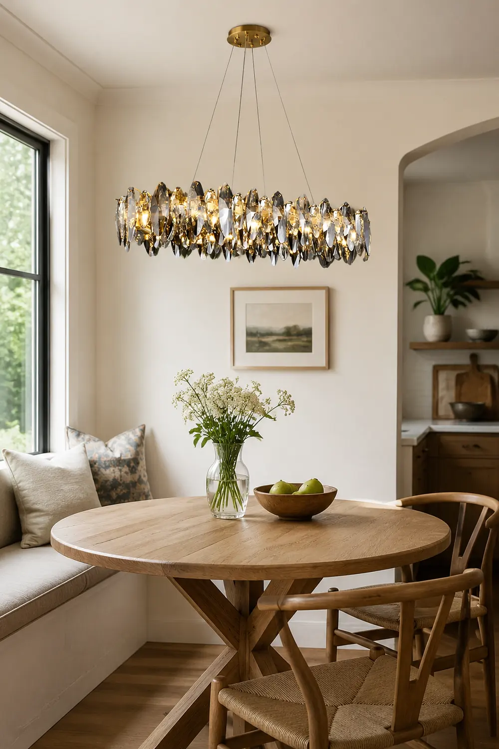 Marilyn Modern Annular Metal Pendant Light,Gold - Lumpaz