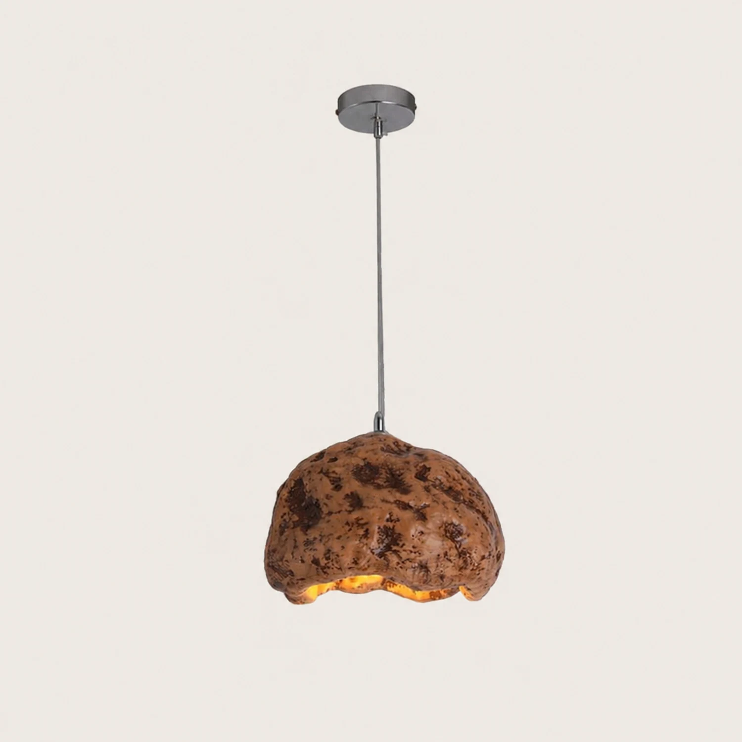 Byers Wabi Sabi Irregular Shape Resin Pendant Light, 3 Color - Lumpaz