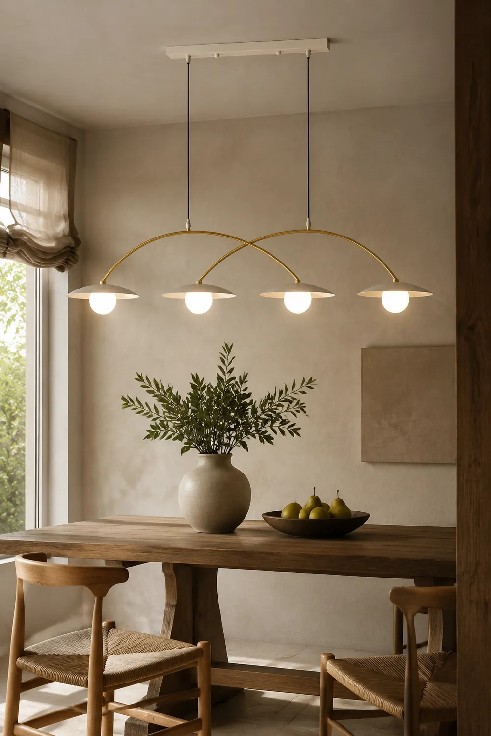 Carins Metal Cluster Pendant Light, 31.5"/46.8" - Lumpaz