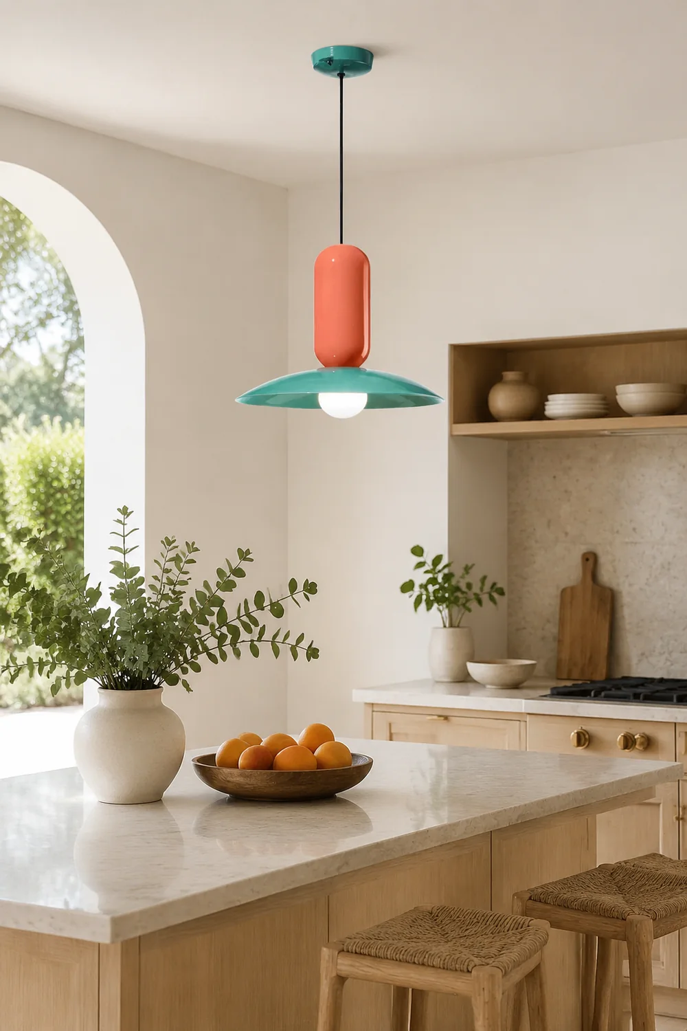 Morandi Nordic Creative Colorful Pendant Light, Metal - Lumpaz