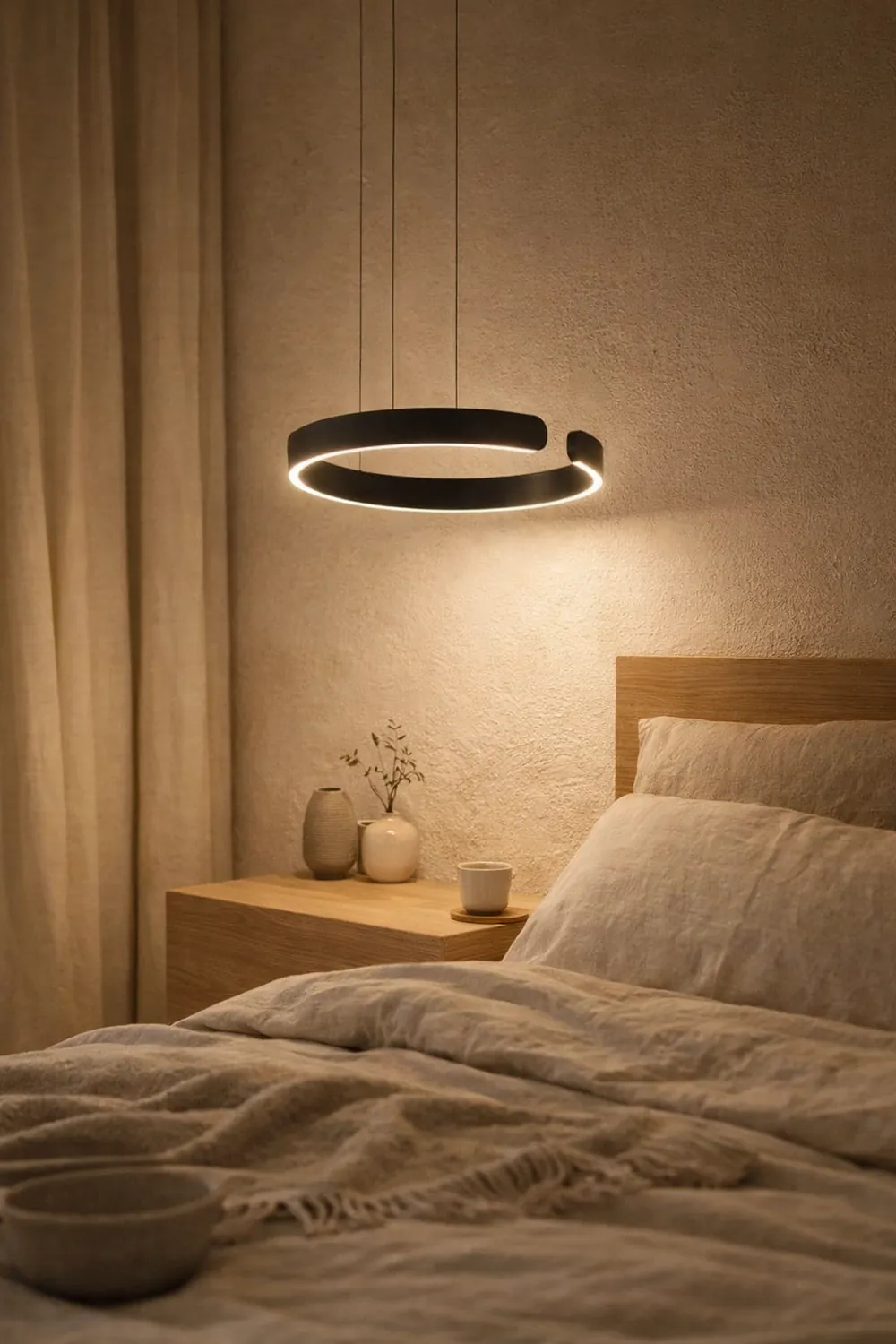 Edge Circle Pendant Light, LED, 4 Color Dining Room - Lumpaz