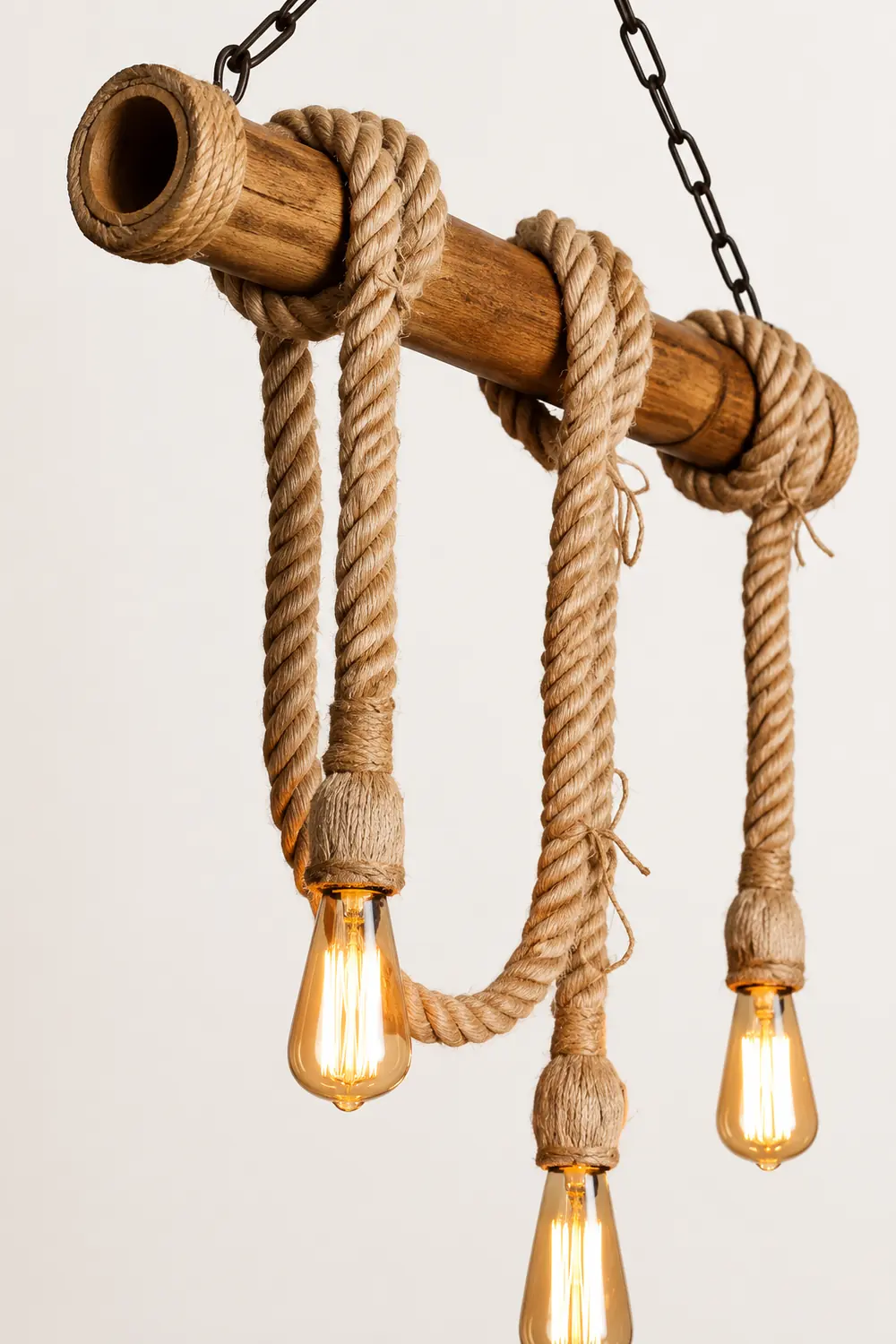 Alessio Vintage Retro Resin Pendant Light, flaxen - Lumpaz