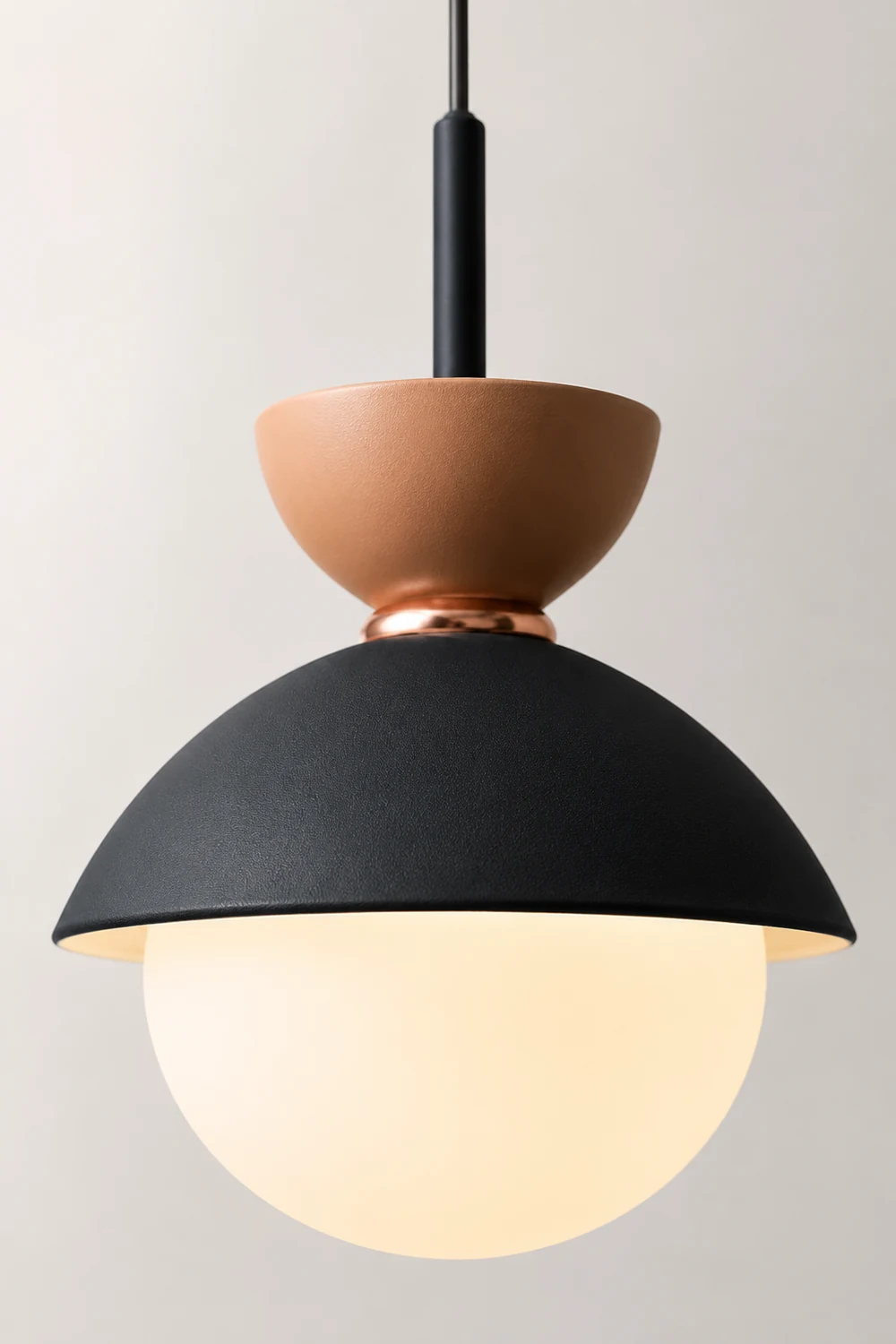 Morandi Nordic Minimalist Globe Pendant Light, Pink/Gray/Light Blue/Navy - Lumpaz