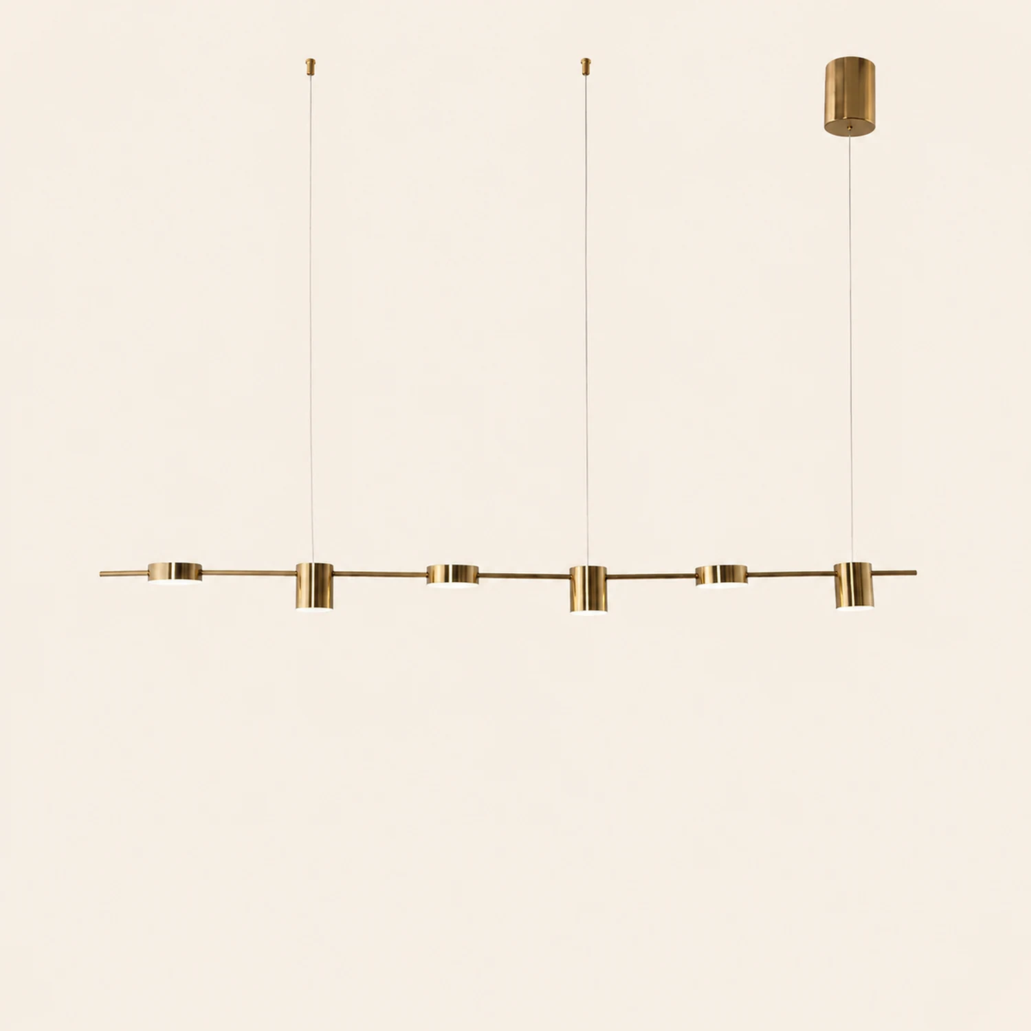 Weiss Minimalist Multi Metal Pendant Light, Black/Gold - Lumpaz