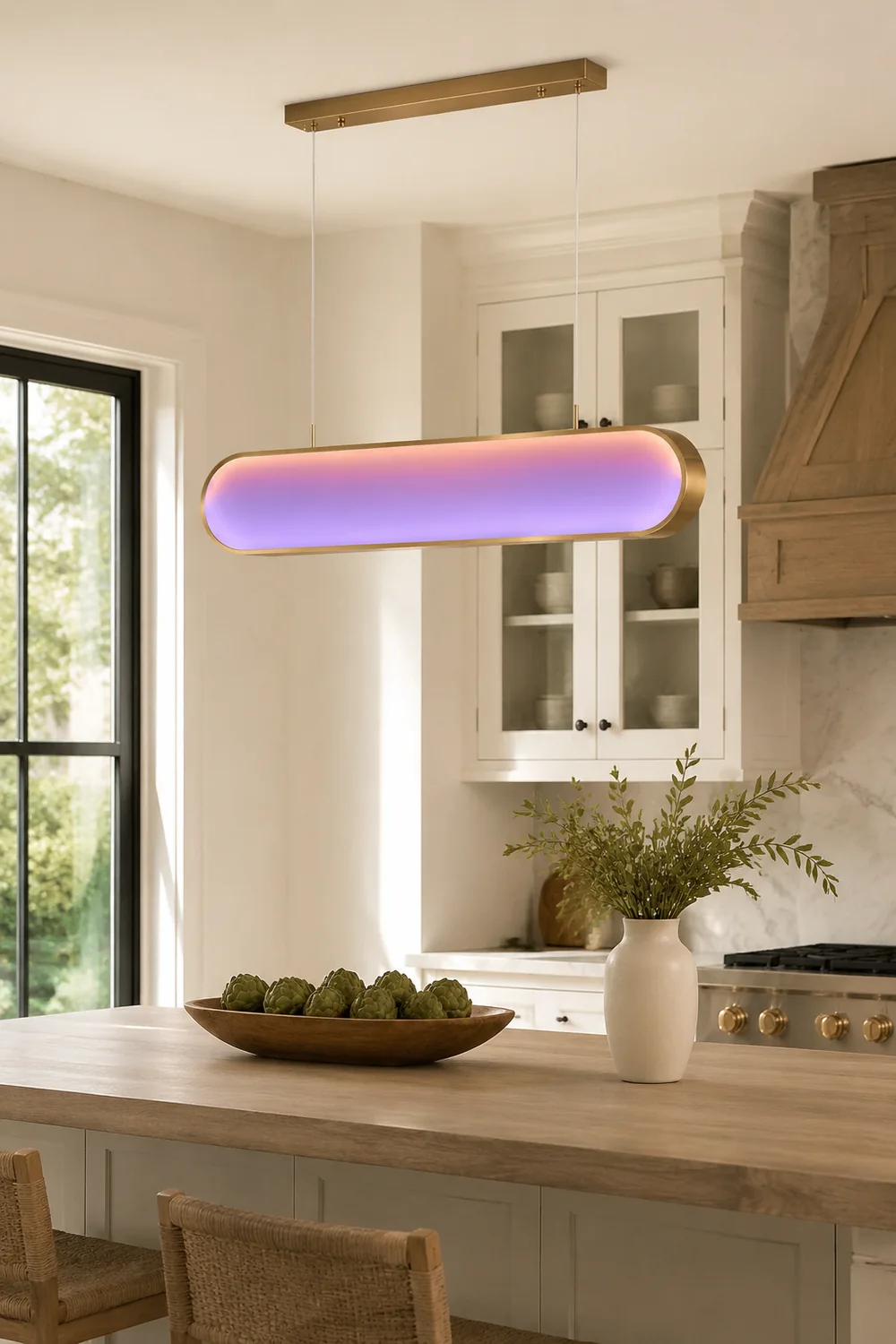 Morandi Modern Seven Colored Metal Pendant Light, 3 Color - Lumpaz