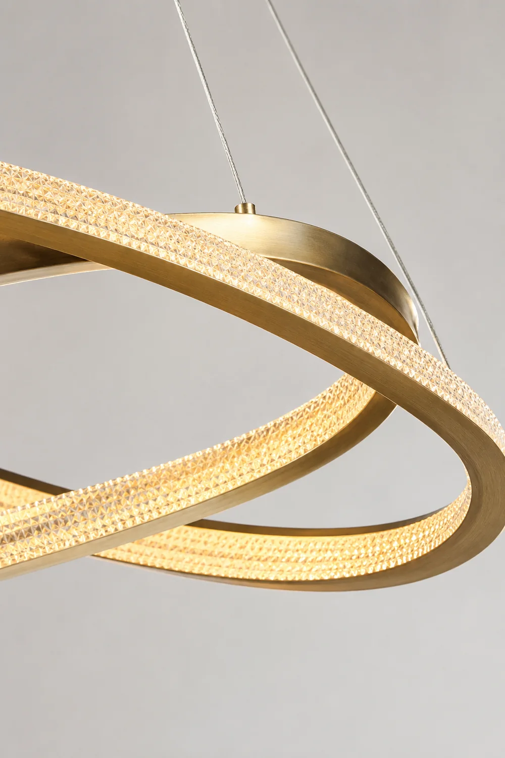 Kirsten Pendant Light, Aluminium & Arcylic, 1/2 Rings, 2 Color - Lumpaz