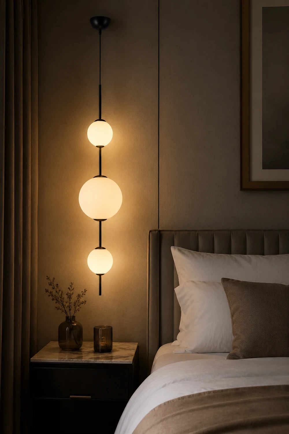 Valentina Creative Ball Pendant Light, Metal & Glass, 3 Styles - Lumpaz