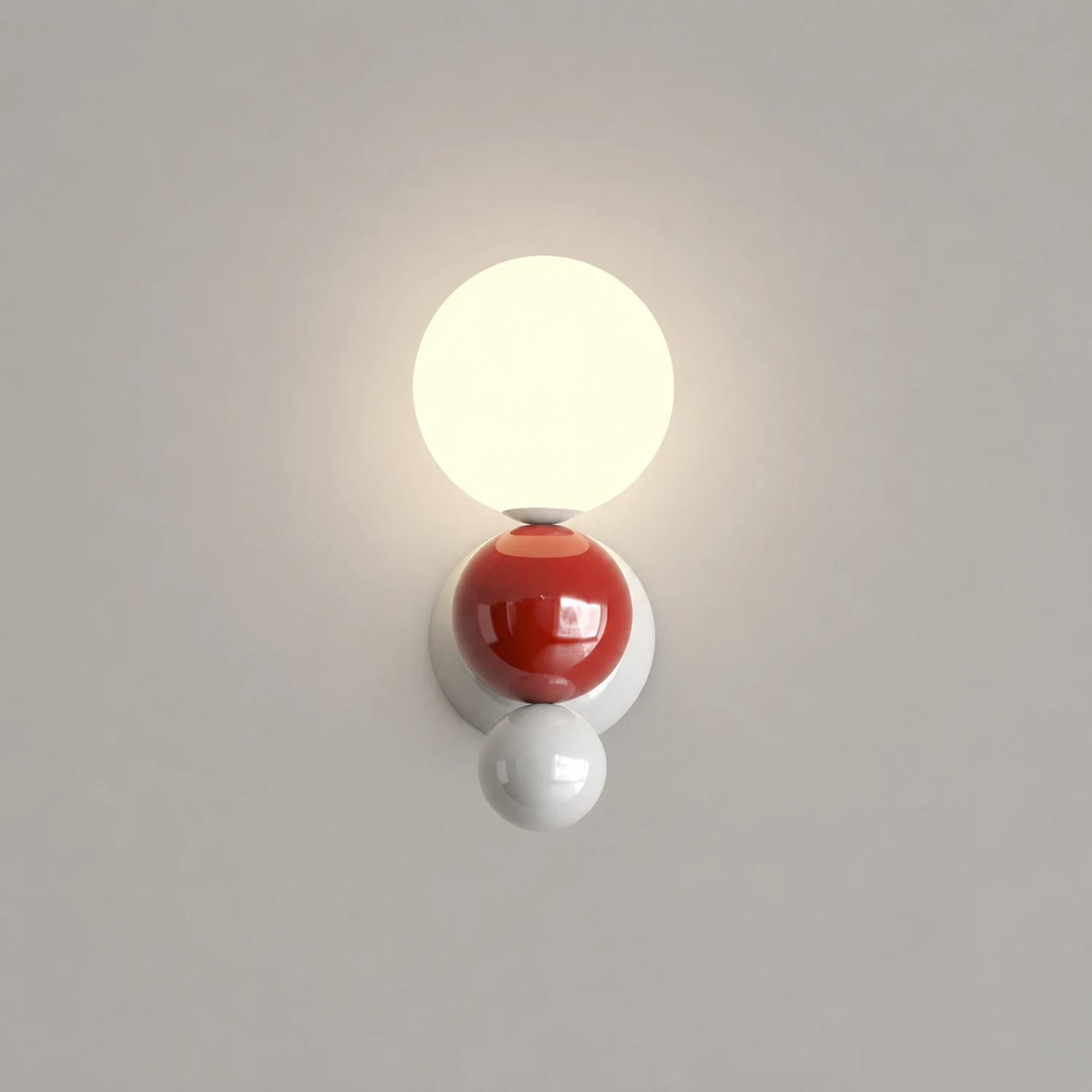 Valentina Modern LED Wall Lamp White Metal Bedroom Living Room - Lumpaz
