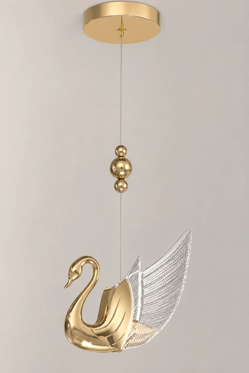 Kady Modern Creative Swan Pendant Light, 2 Color - Lumpaz
