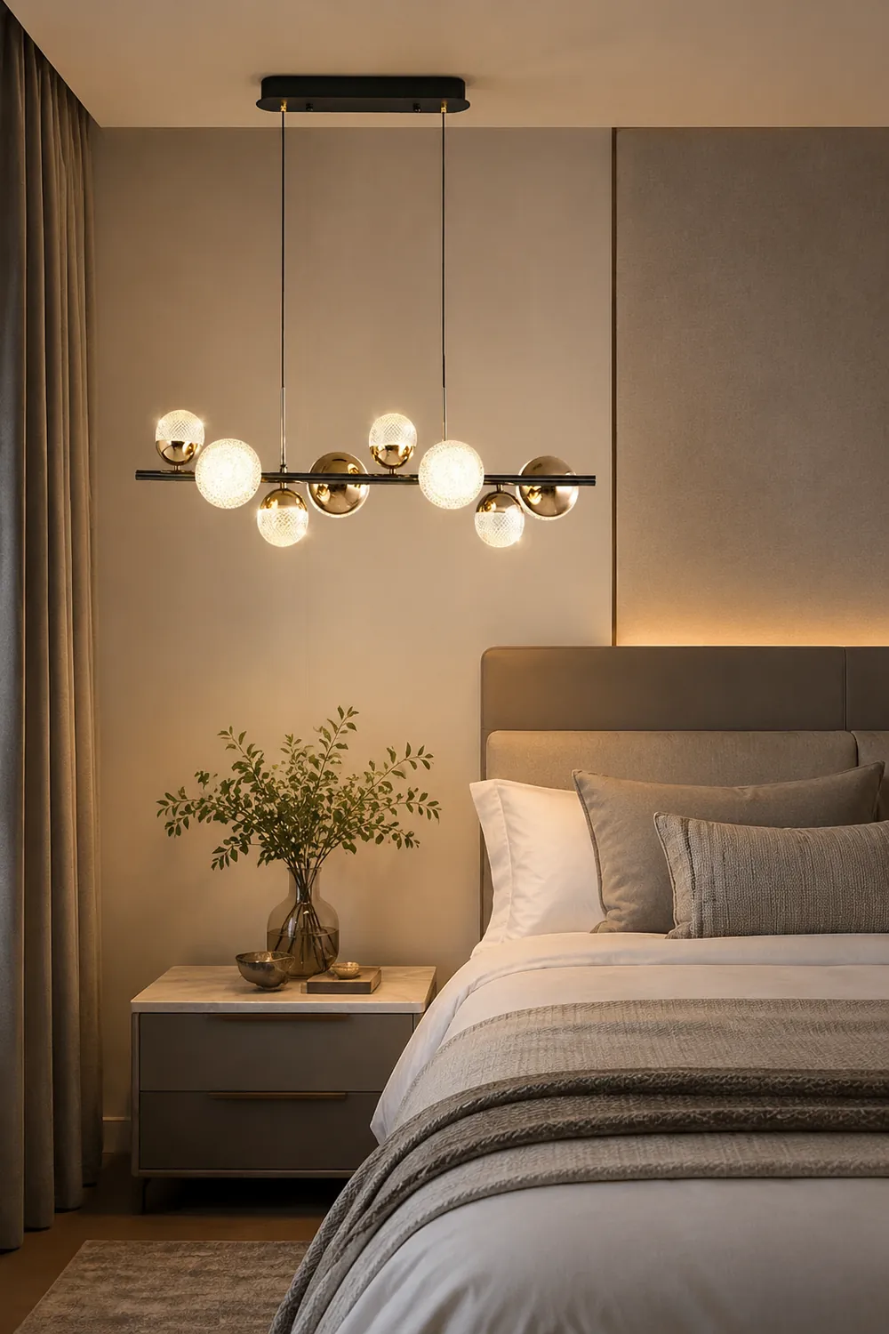 Valentina Glass Modern Bubbles Pendant Light - Lumpaz