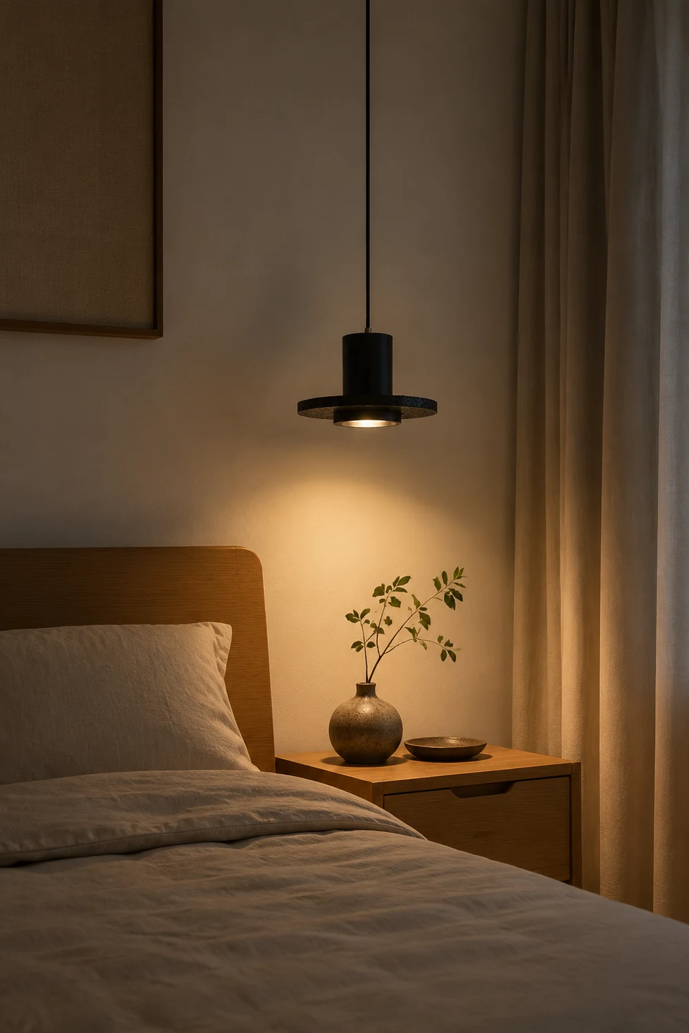 Zaid Black Designer Post-Modern Pendant Light - Lumpaz