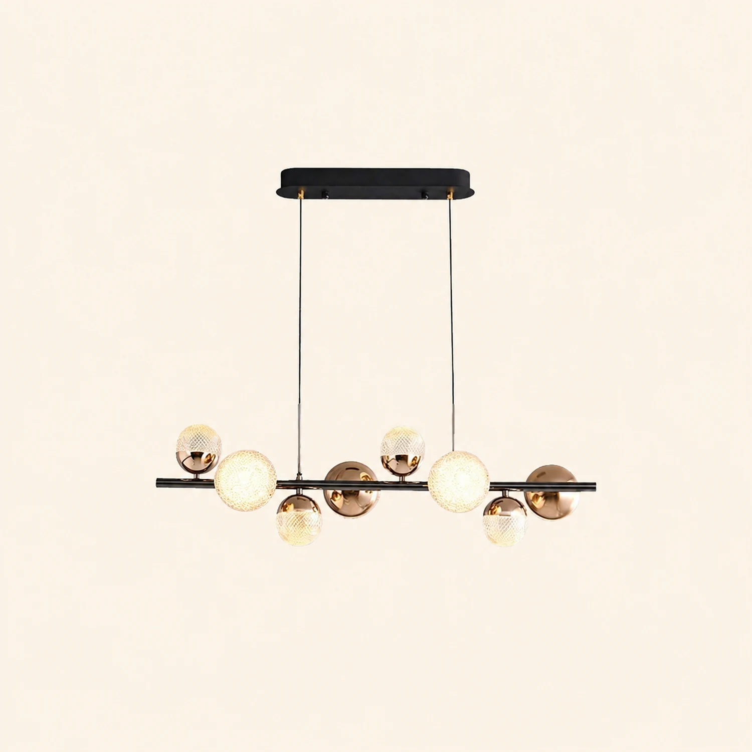 Valentina Glass Modern Bubbles Pendant Light - Lumpaz