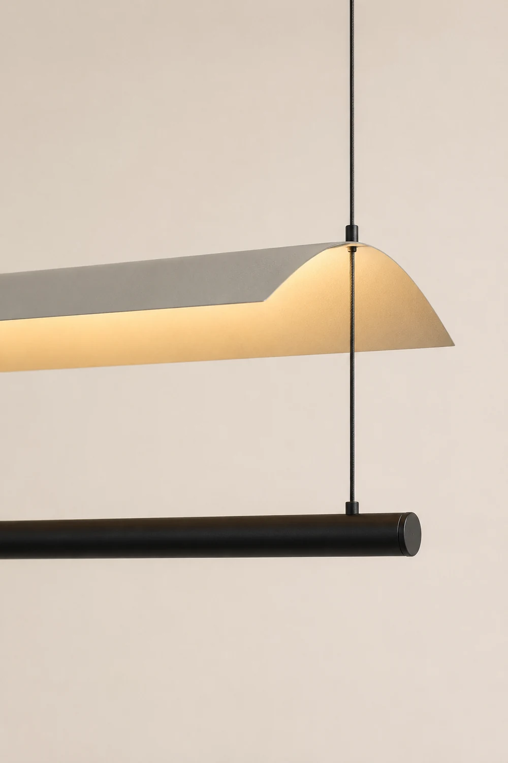 Edge Minimalist Linear Metal Pendant Light - Lumpaz
