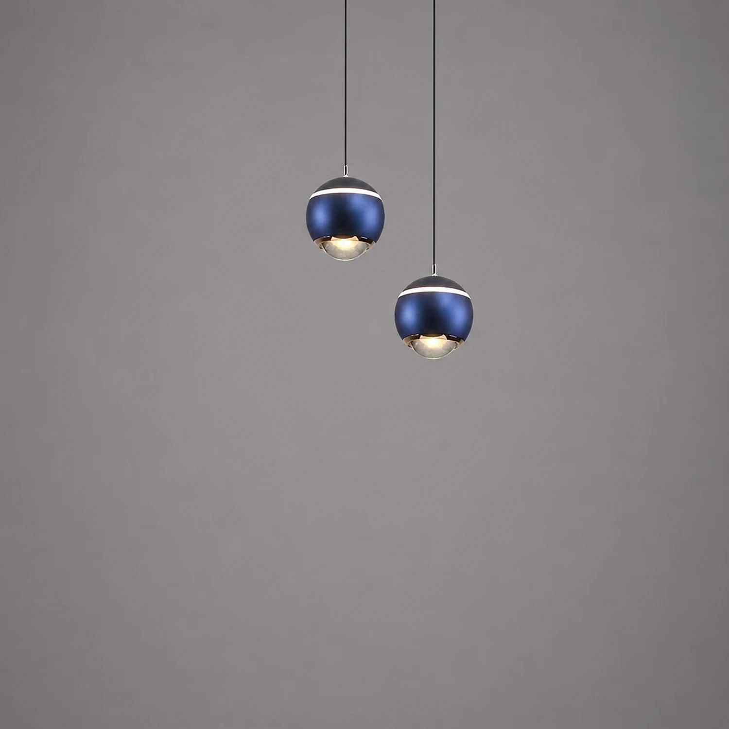 Valentina Modern Round LED Pendant Light, Kitchen Island - Lumpaz