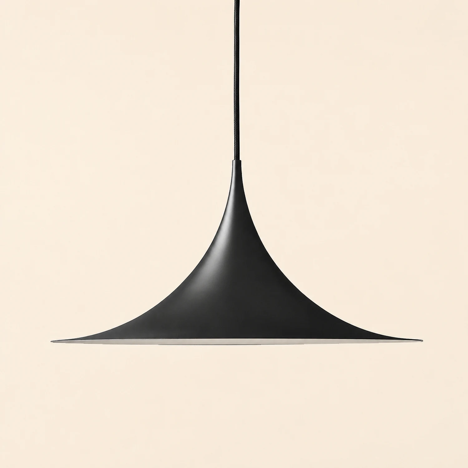 Cairns Mordern Pendant Light, Metal Black/White Dinning Room - Lumpaz