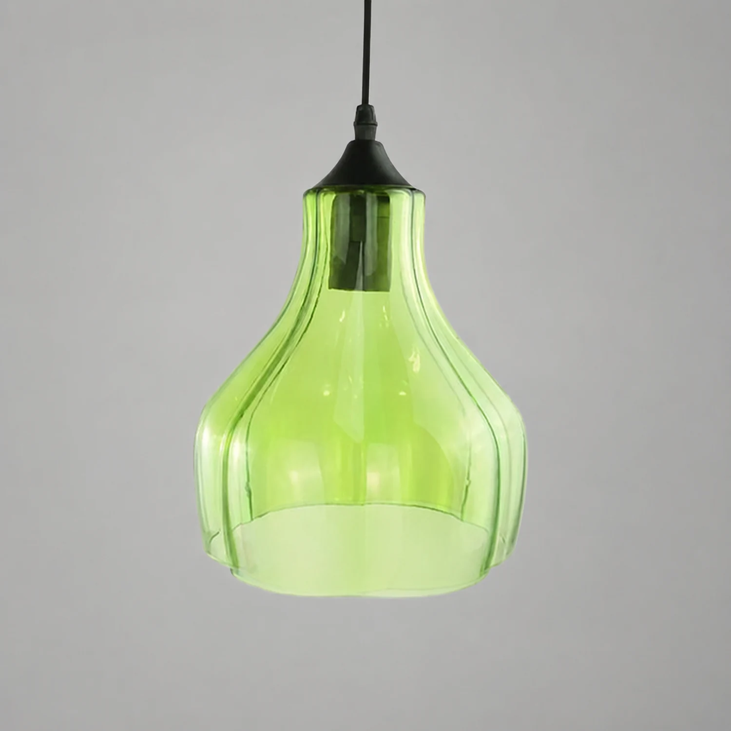 Morandi Contemporary Pendant Light, Clear/Yellow/Green - Lumpaz